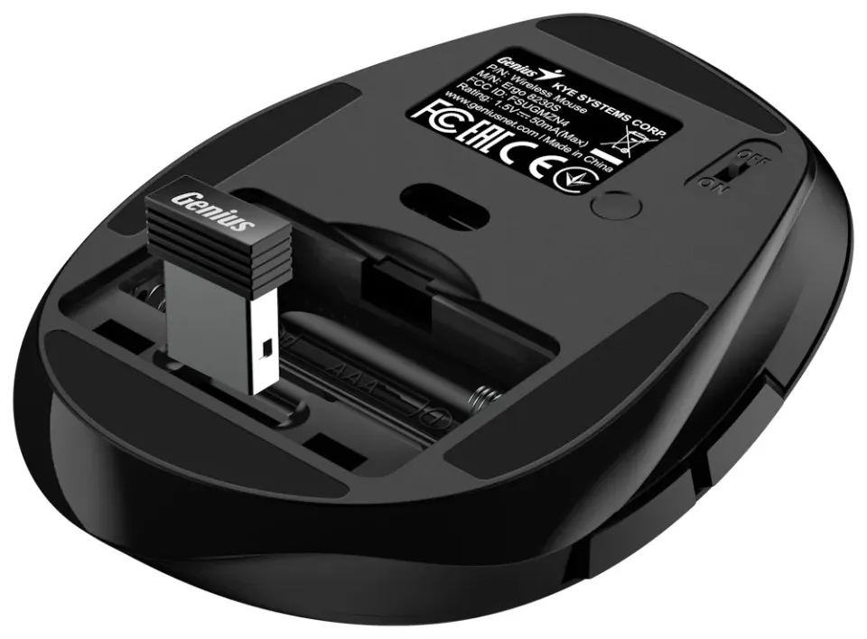 Genius Ergo 8230S BT Myš, bezdrátová, ergonomická, optická, 2,4GHz + Bluetooth,