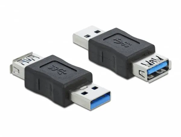 Delock Blokátor přenosů dat ze zástrčkového adaptéru USB 3.0 Typu-A na zásuvkový