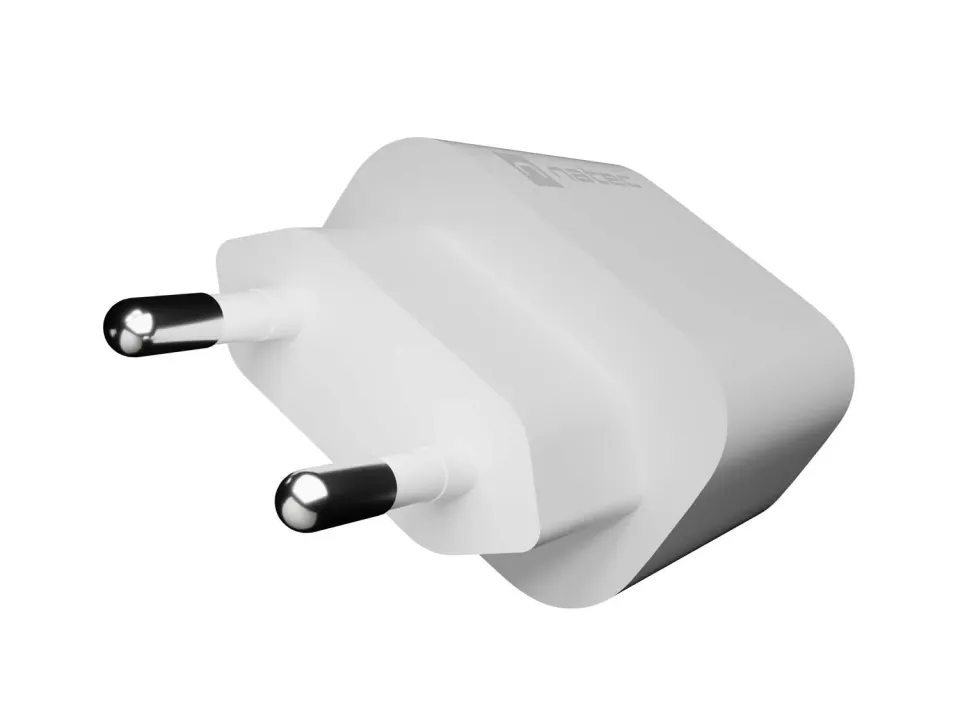 Universální nabíječka Natec RIBERA 18W, 1X USB-A, bílá