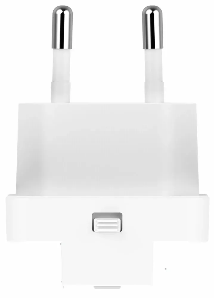 Swissten cestovní adaptér GaN USB-C + USB-A 45w výměnné vidlice (US, EU, UK) bílý