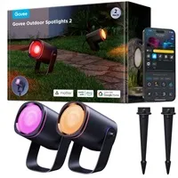 Govee RGBWW Smart zahradní reflektory 750lm 2ks Matter