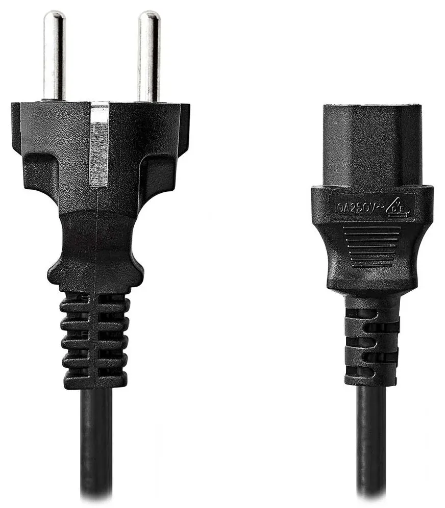 Nedis CEGL10030BK30 - Napájecí Kabel | Typ F Zástrčka | IEC-320-C13 | Přímý | P