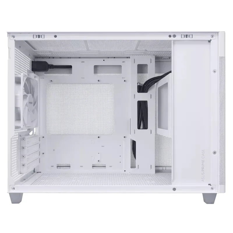 ASUS case AP201 PRIME CASE TG WHITE, Mini Tower, bílá