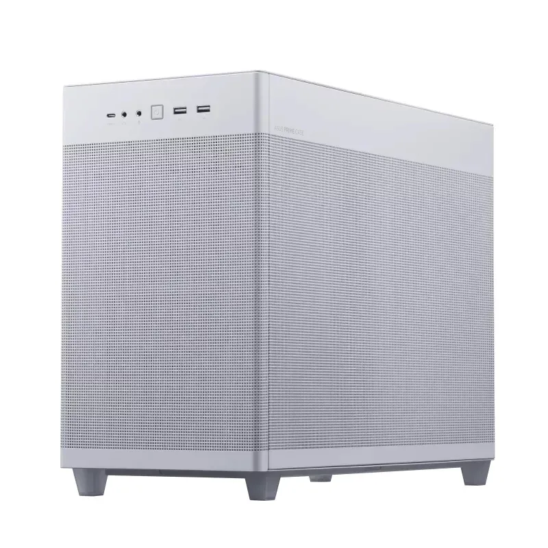 ASUS case AP201 PRIME CASE TG WHITE, Mini Tower, bílá