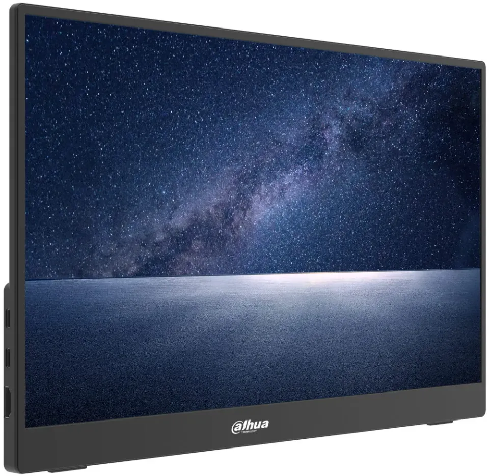 DAHUA 16" LED PM16-F201SDT/ IPS panel/ 1920x1080 (FHD)/ 1000:1/ 6ms/ 250 cd/m2/ HDMI/ 2xUSB-C/ VESA 75x75/ če...