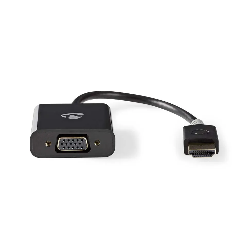 Nedis CCBW34900AT02 - Kabel HDMI – VGA | Konektor HDMI - VGA Zásuvka + 3,5mm výs