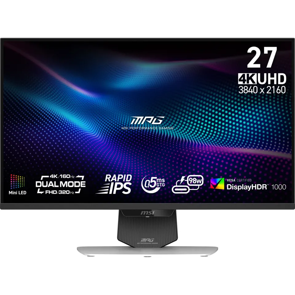 MSI MPG/274URDFW E16M/27"/IPS/4K UHD/160Hz/0,5ms/Bílá/3R