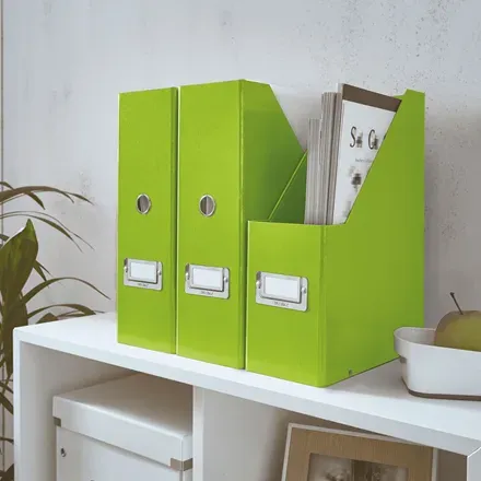 LEITZ Stojan na časopisy Click&Store, zelená