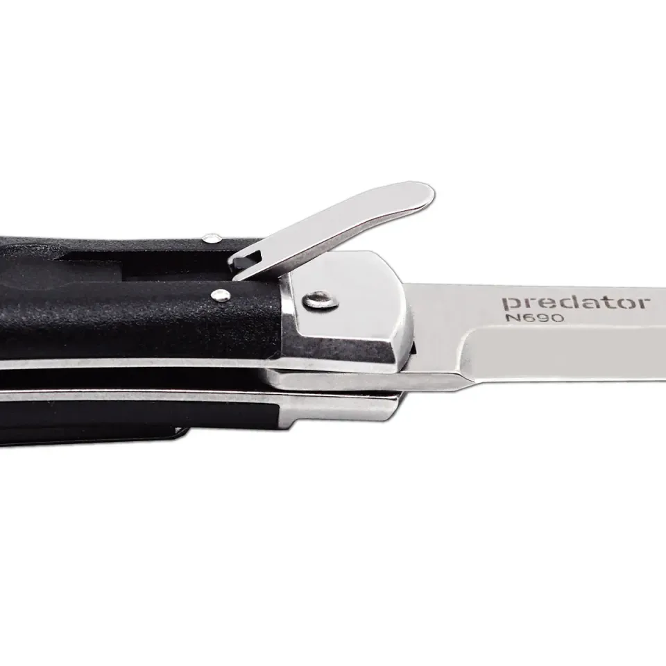 Vyhazovací zavírací nůž PREDATOR STONEWASH s klipem levoruký - ocel N690 241-BH-1 L/STN/KLIP