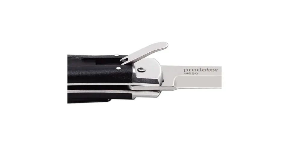 Vyhazovací zavírací nůž PREDATOR STONEWASH s klipem levoruký - ocel N690 241-BH-1 L/STN/KLIP