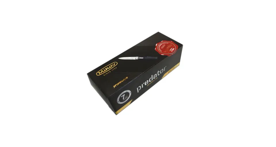 Vyhazovací zavírací nůž PREDATOR STONEWASH s klipem levoruký - ocel N690 241-BH-1 L/STN/KLIP