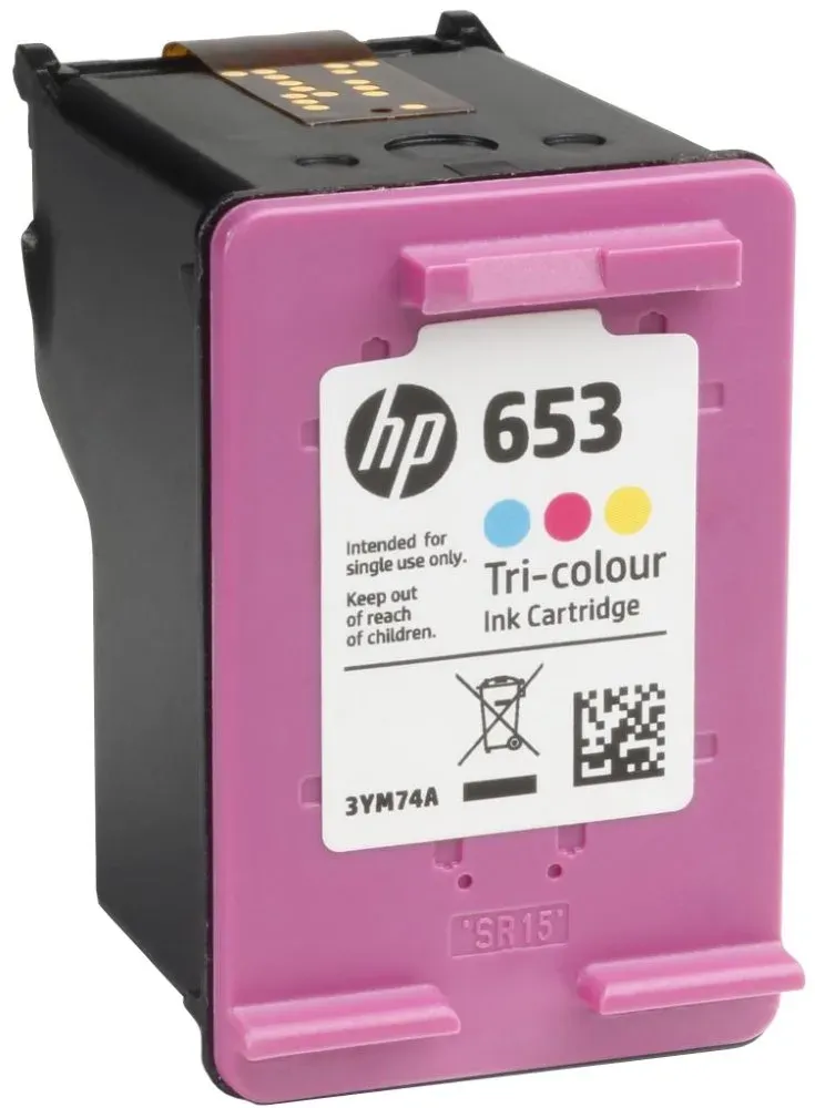 HP 3YM74AE náplň č.653 tří-barevná cca 200 stran (pro DJ 6075, 6475)