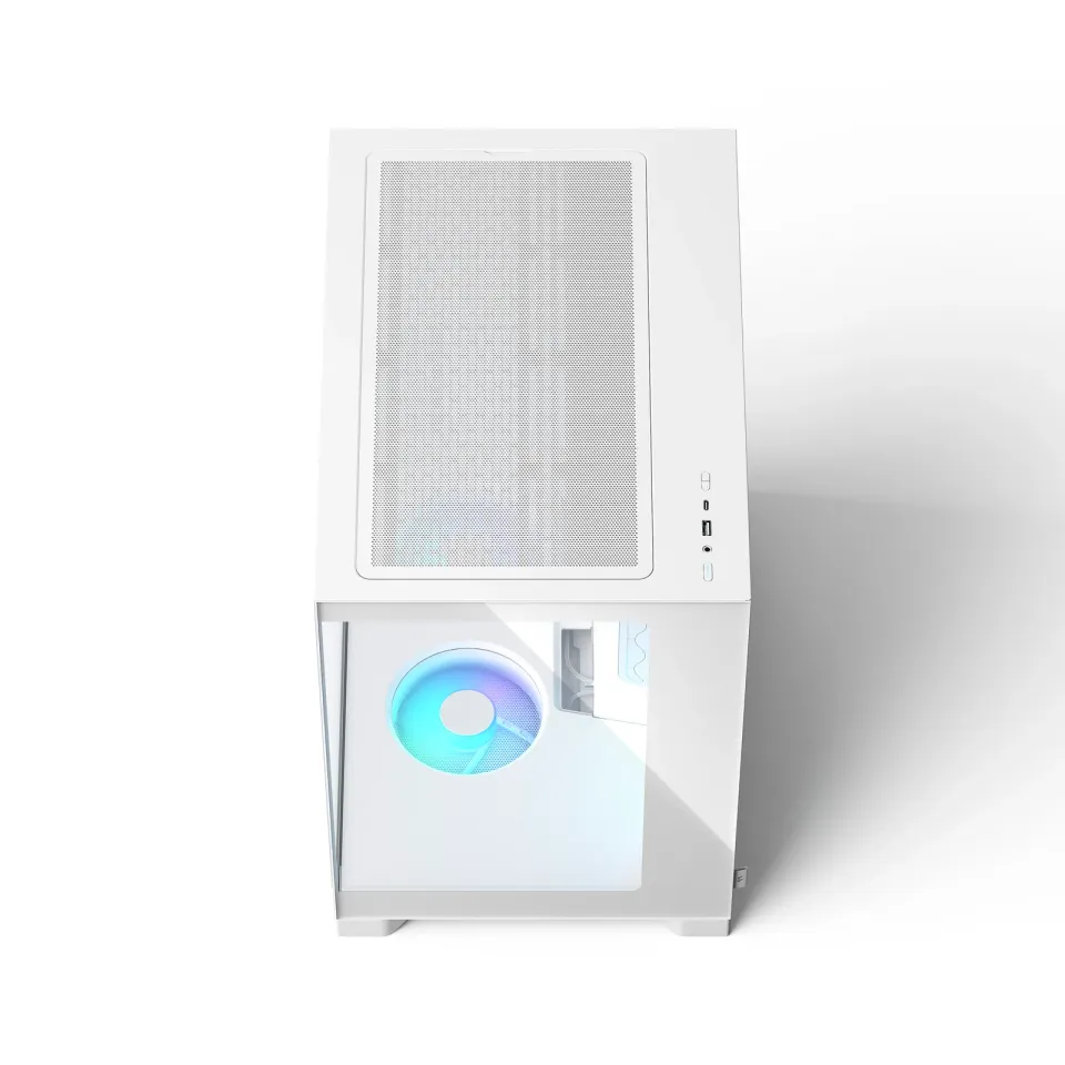 Fractal Pop 2 Vision/Midi Tower/Transpar./Bílá
