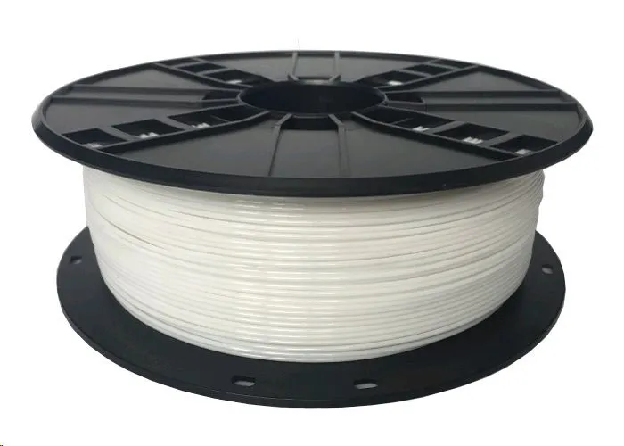 GEMBIRD Tisková struna (filament), PETG, 1,75mm, 1kg, bílá