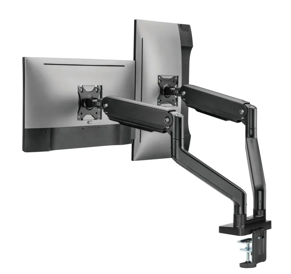 Držák monitoru Brateck LDT60-C024 dvě ramena vedle sebe mechanická pružina Heavy Duty