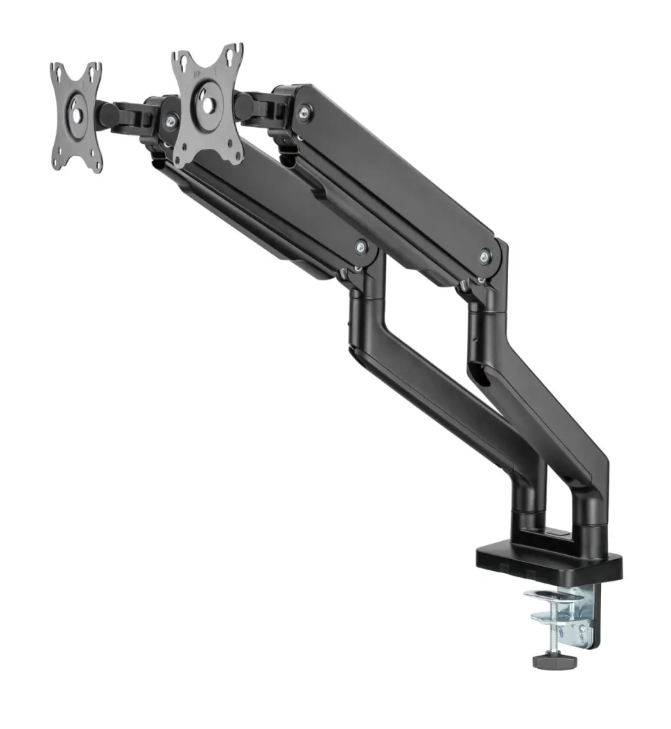 Držák monitoru Brateck LDT60-C024 dvě ramena vedle sebe mechanická pružina Heavy Duty