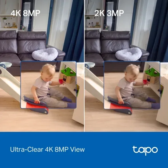 TP-Link Tapo C260 domácí bezpečnostní otočná Wi-Fi kamera s AI