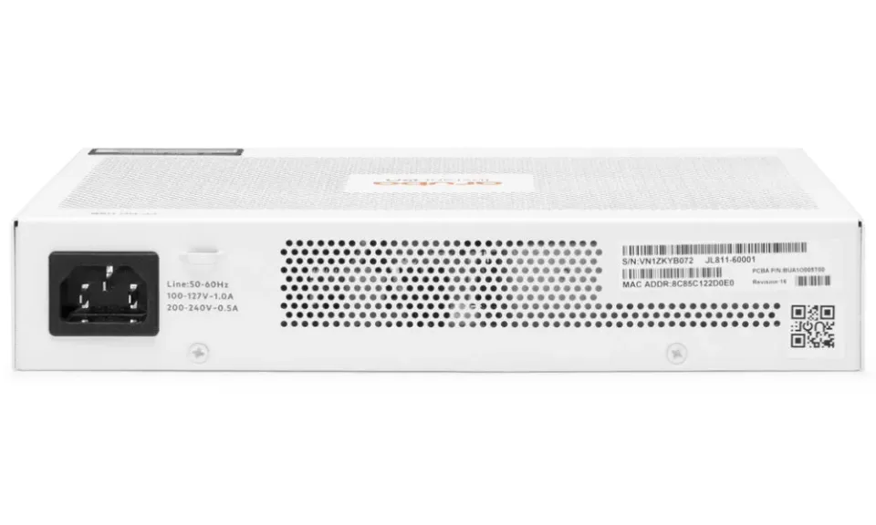 HPE Networking Instant On Switch 8p Gigabit CL4 PoE 65W (fanless) 1830 (JL811A)
