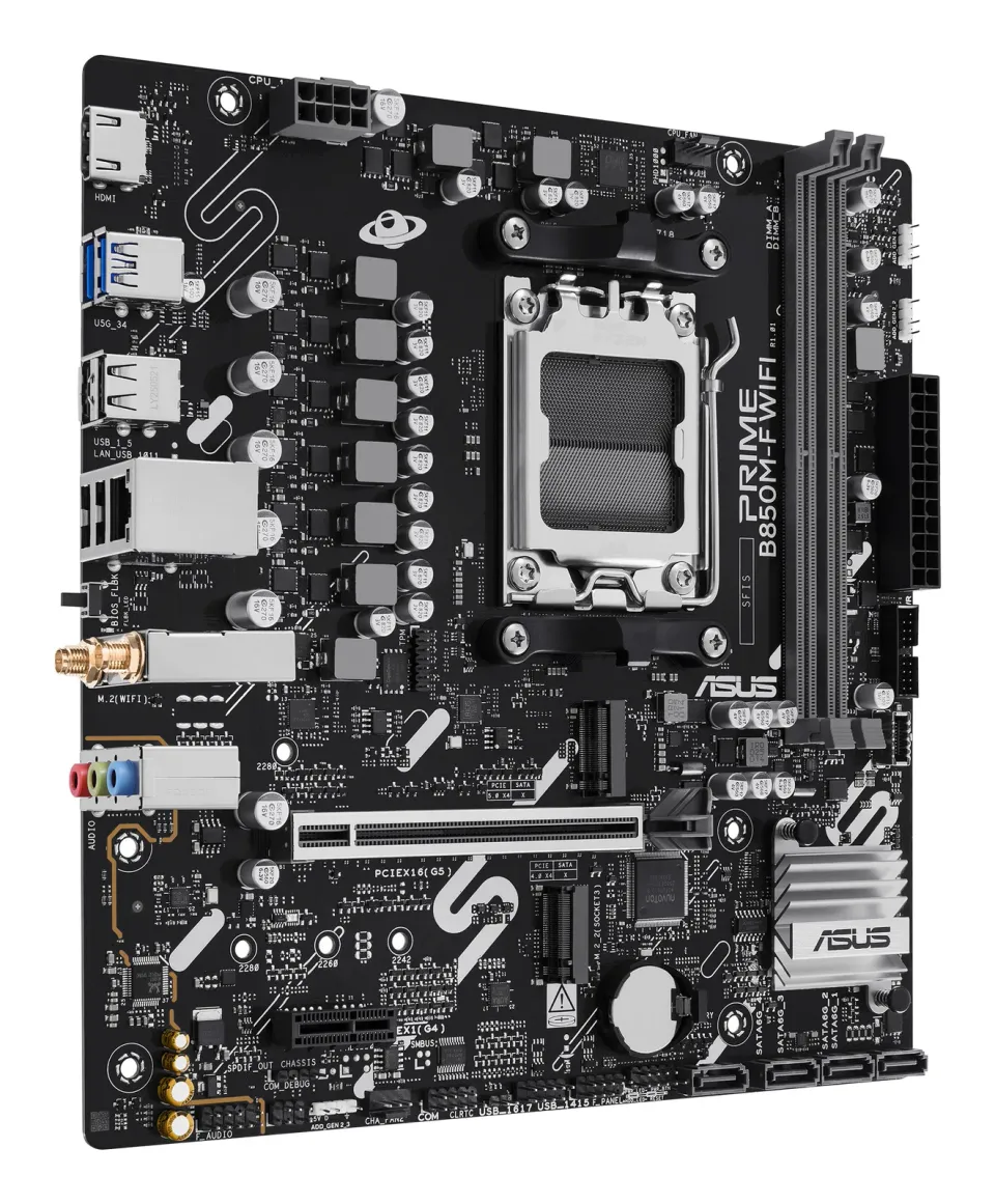 ASUS MB Sc AM5 PRIME B850M-F WIFI, AMD B850, 2x DDR5, WiFi, 1xHDMI, mATX