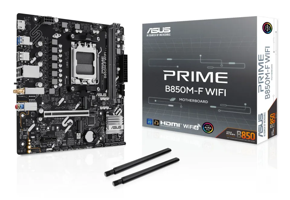 ASUS MB Sc AM5 PRIME B850M-F WIFI, AMD B850, 2x DDR5, WiFi, 1xHDMI, mATX