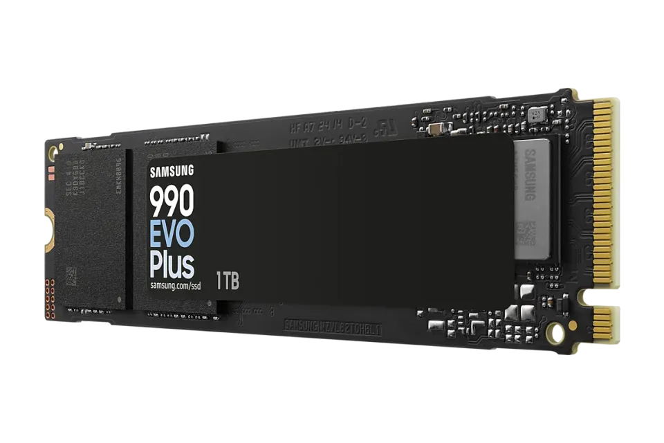 SAMSUNG 990 EVO PLUS 1TB NVMe SSD M.2 PCIe 5.0x2 NVMe 2.0 (čtení max. 7150MB/s, zápis max. 6300MB/s)