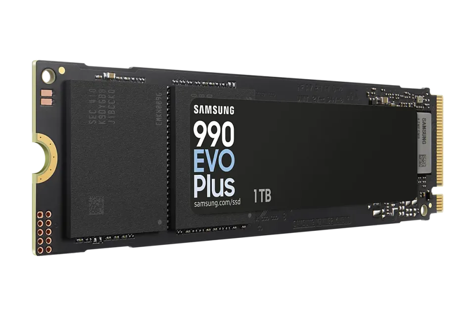 SAMSUNG 990 EVO PLUS 1TB NVMe SSD M.2 PCIe 5.0x2 NVMe 2.0 (čtení max. 7150MB/s, zápis max. 6300MB/s)