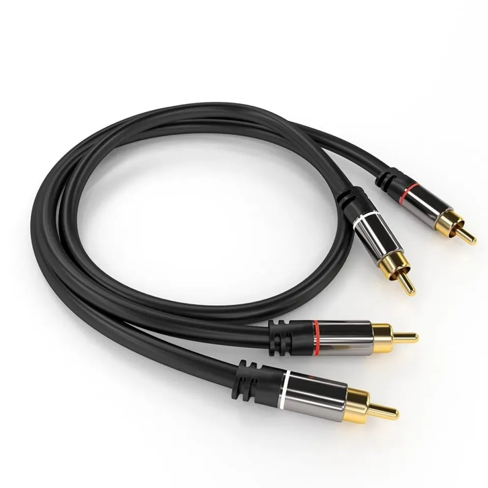 PremiumCord HQ stínený kabel 2x CINCH-2x CINCH M/M 1,5m