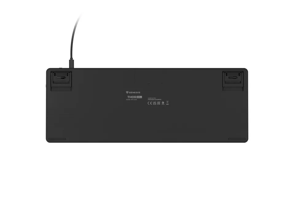 Mechanická herní klávesnice Genesis THOR 430 TKL/Drátové USB-A/US/Černá