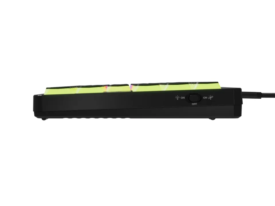 Mechanická herní klávesnice Genesis THOR 430 TKL/Drátové USB-A/US/Černá