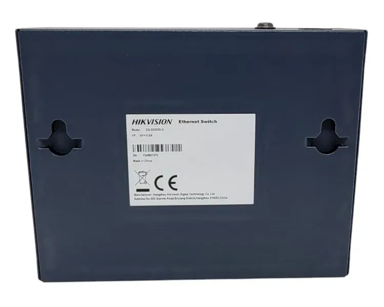 HIKVISION switch DS-3E0505-O/ 5x port/ 1000 Mbps RJ45 ports/ 1 Gbps/ Kov