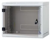 TRITON 19" jednodílný rozvaděč 12U/400mm, odnímatelné boční kryty, černý