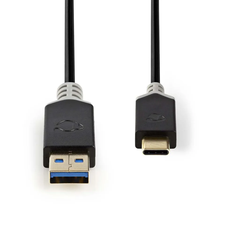 Nedis CCBW61600AT10 - Kabel USB 3.2 | Typ-C Zástrčka - A Zástrčka | 1 m | Antrac