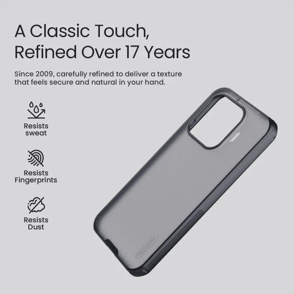 Nillkin Super Frosted PRO Zadní Kryt pro Xiaomi 17T Transparent Black