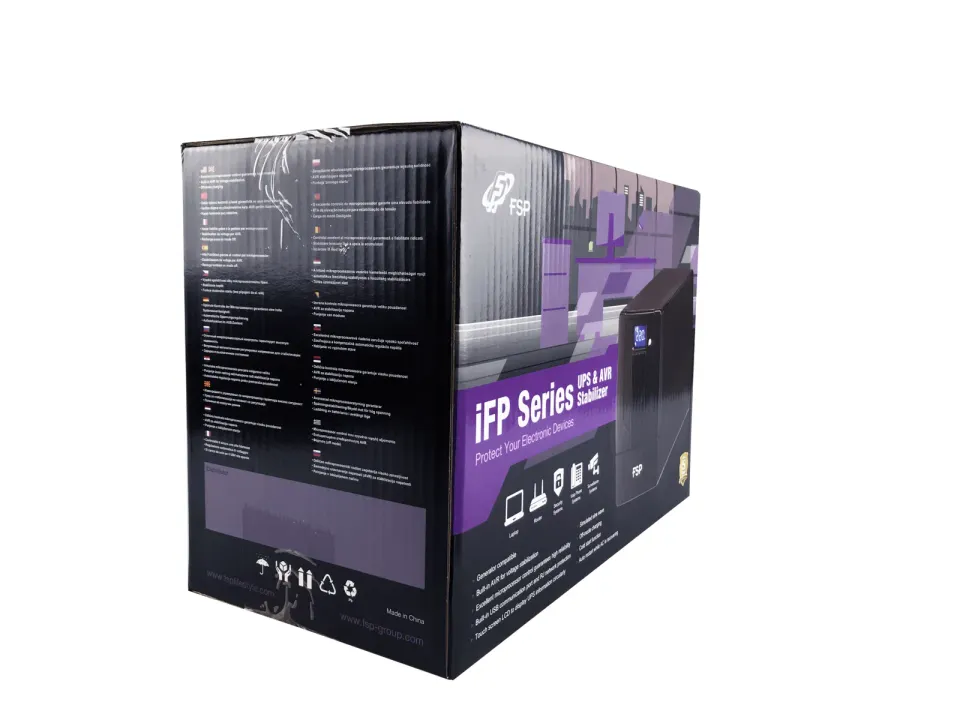 Fortron UPS FSP iFP 600, 600 VA / 360W, LCD, line interactive