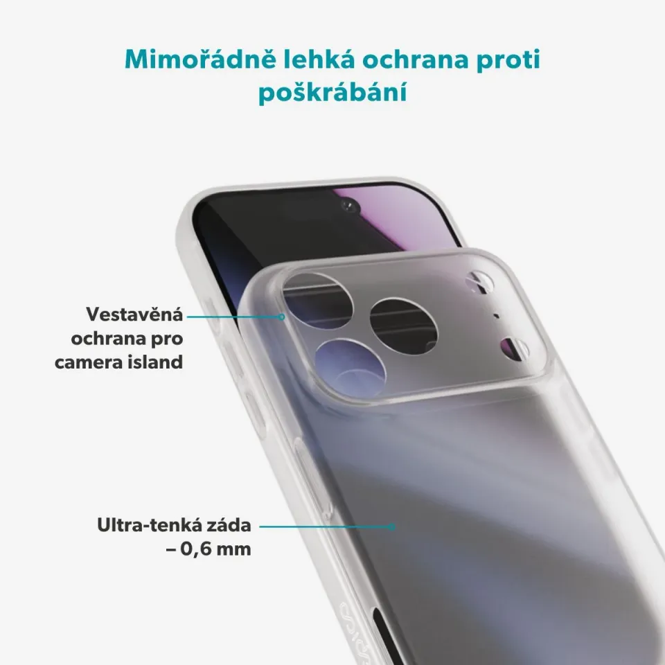 Epico AirMatte Ultralehký kryt iPhone 17 Pro/18 Pro