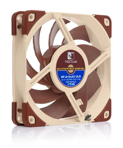 Noctua NF-A12x25-ULN, 120x120x25 mm, 1200 RPM, 3-pin