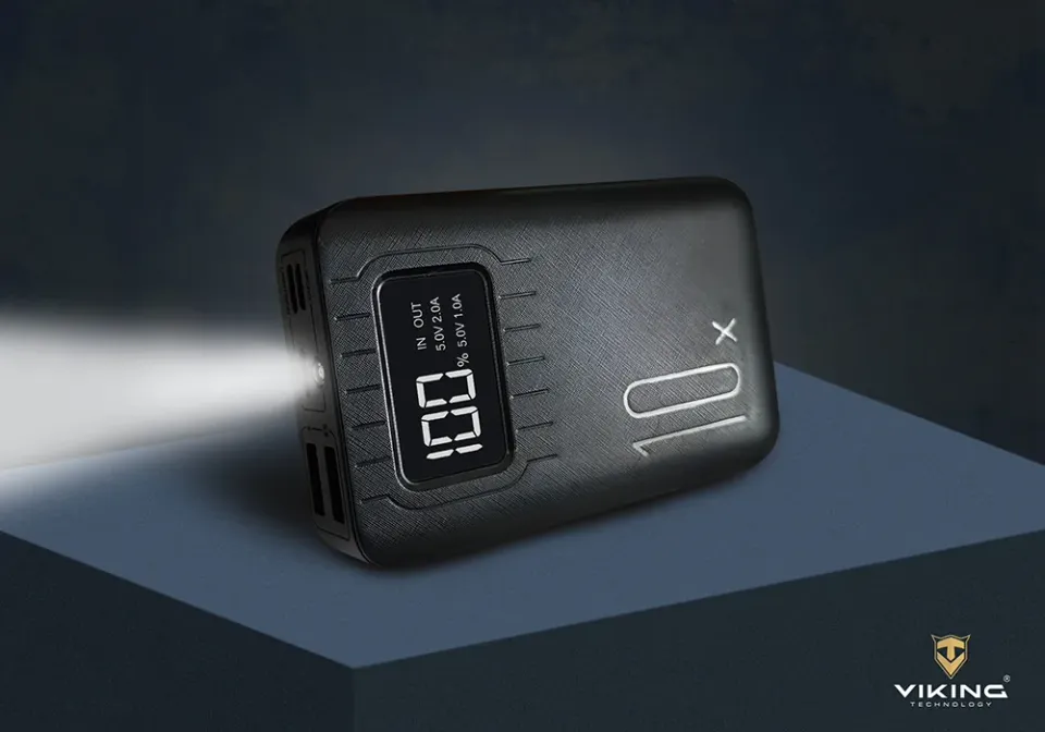 Viking powerbanka go10, 10000mAh, černá
