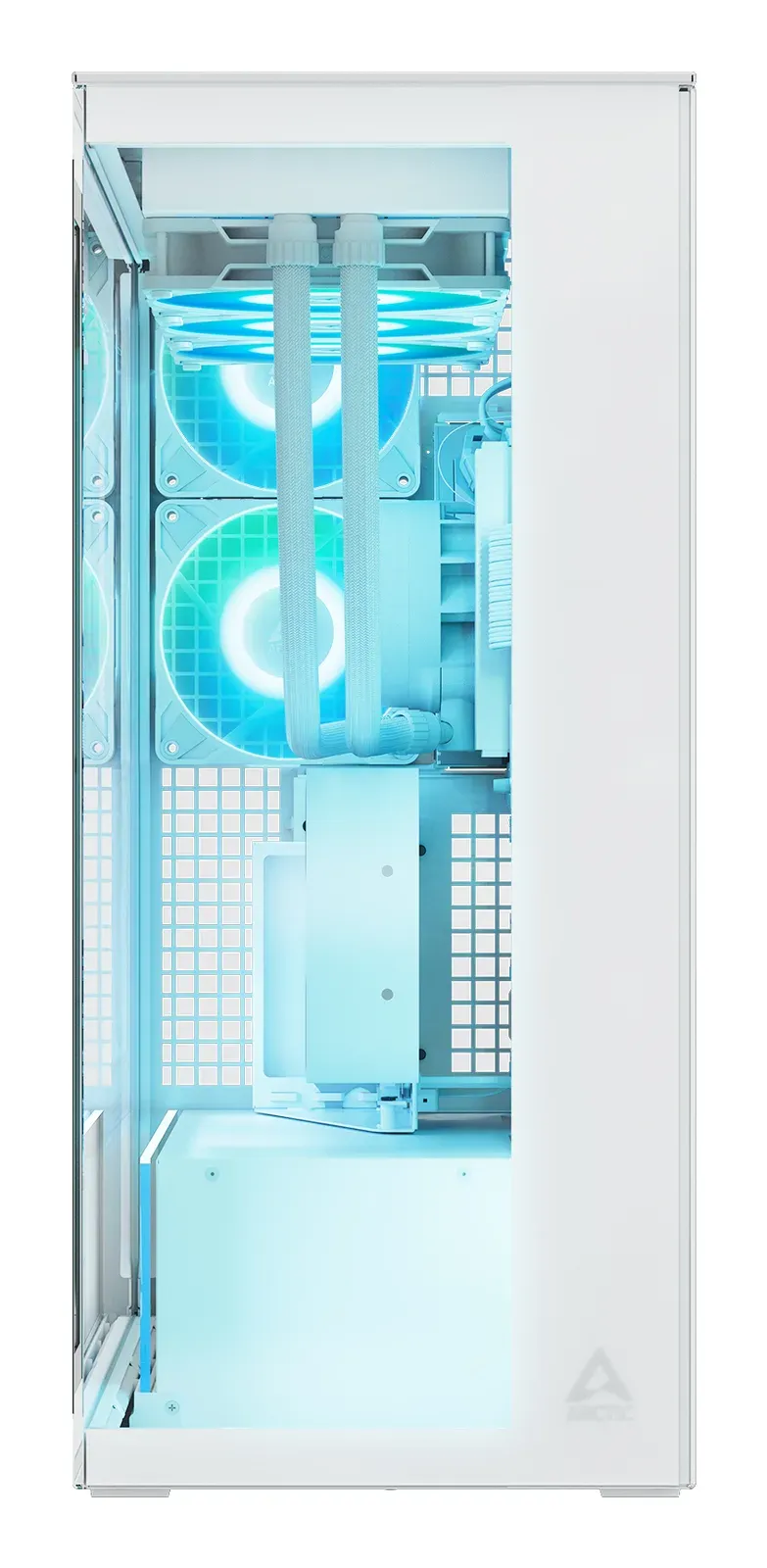ARCTIC case Xtender Tower, transparent window, držák GPU, white