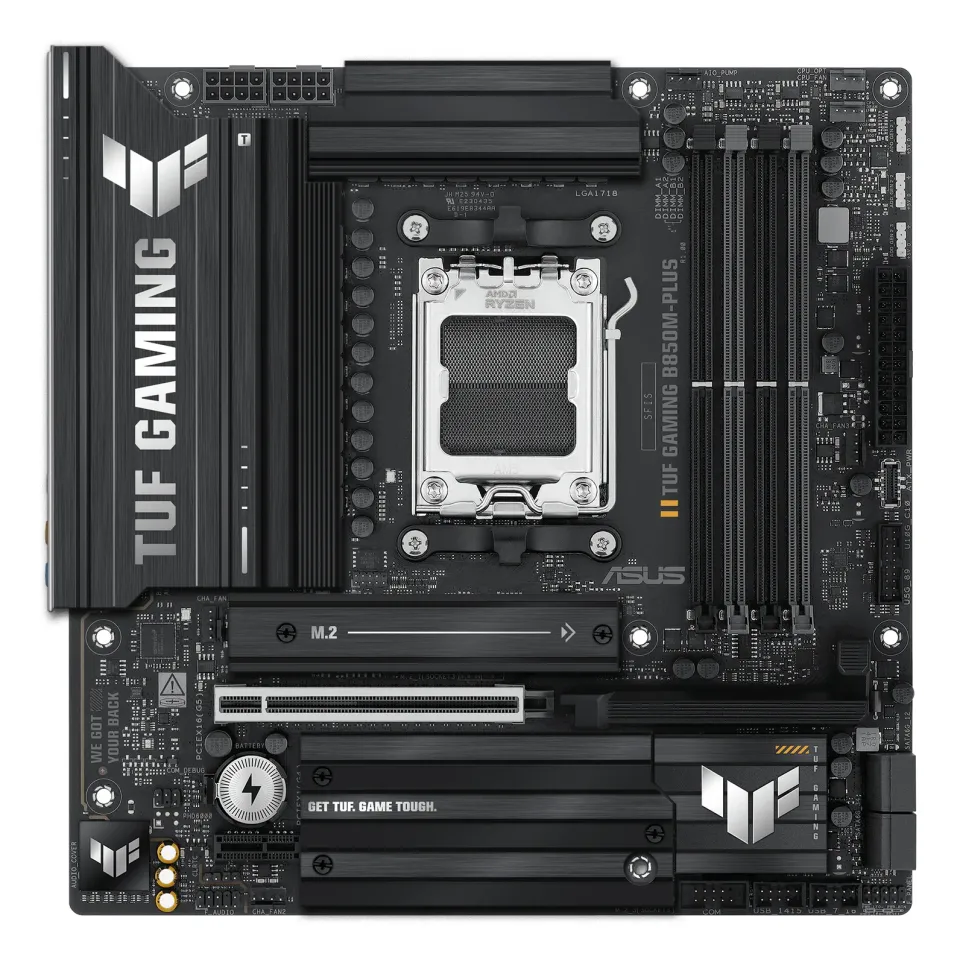 ASUS MB Sc AM5 TUF GAMING B850M-PLUS, AMD B850, 4xDDR5, 1xDP, 1xHDMI, mATX