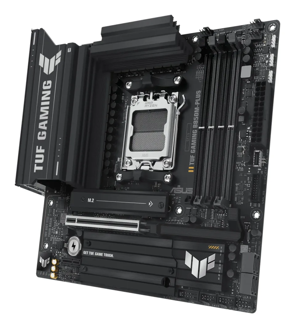 ASUS MB Sc AM5 TUF GAMING B850M-PLUS, AMD B850, 4xDDR5, 1xDP, 1xHDMI, mATX
