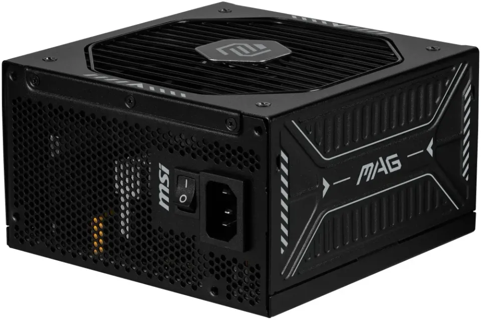 MSI zdroj MAG A1000GLS PCIE5/ 1000W/ ATX3.1/ akt. PFC/ 7 let celk. záruka/ 135mm fan/ modulární kabeláž/ 80PLUS Gold