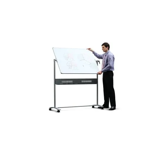 Nobo mobilní magnetická smaltovaná tabule Nano Clean 1500 x 1200 mm