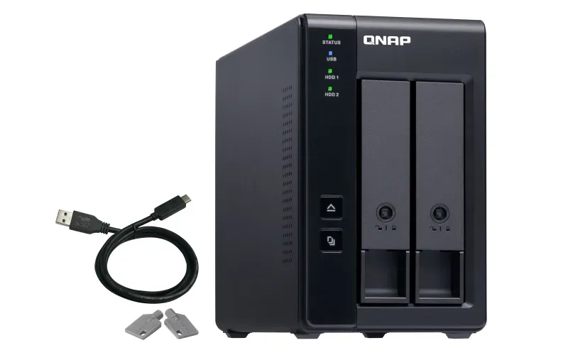 QNAP TR-002 rozšiřovací jednotka pro PC či QNAP NAS (2x SATA / 1x USB 3.1 typu C - Gen 2)
