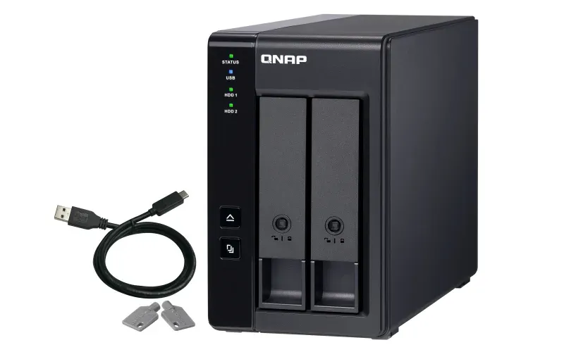 QNAP TR-002 rozšiřovací jednotka pro PC či QNAP NAS (2x SATA / 1x USB 3.1 typu C - Gen 2)