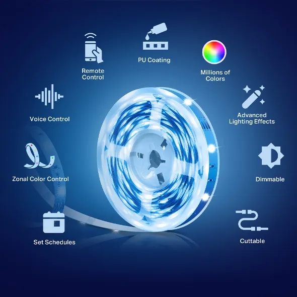 TP-Link Tapo L920-5, Chytrý Wi-Fi světelný pásek, barevný, 5m (Podpora Apple Ho