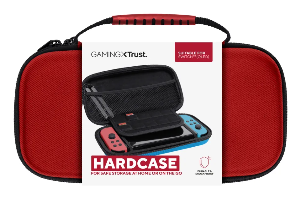 TRUST Pouzdro pro Nintendo Switch GXT 1248S, modro-červená