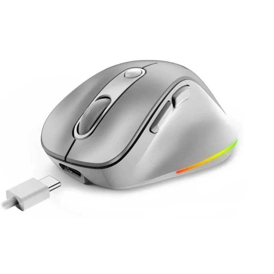 Genius Ergo 9000S Pro Myš, bezdrátová, optická, 2400DPI, 6 tlačítek, BT, 2,4GHz,