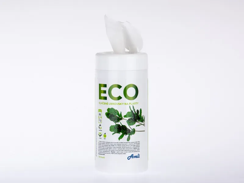 AVELI ECO vlhčené ubrousky na plasty
