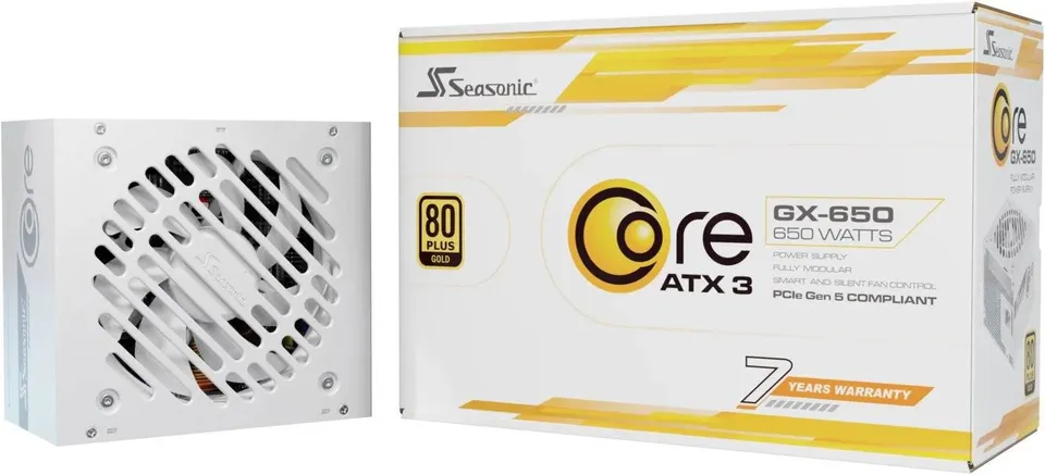 SEASONIC zdroj 650W Core GX-650, ATX, 80+ Gold