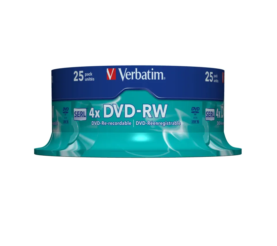 VERBATIM DVD-RW(25-pack)Spindle/4x/4.7GB